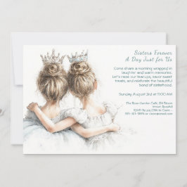 Elegante Sister Day Brunch Uitnodiging – Pastel Ar