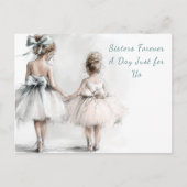 Elegante Sister Day Brunch Uitnodiging – Pastel Ar (Voorkant)