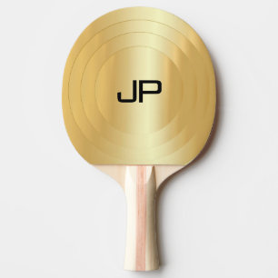 Elegante sjabloon glamoureuze gouden uitstraling m tafeltennisbatje