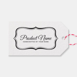 Elegante Sjabloon van het productetiket van de Ran Cadeaulabel