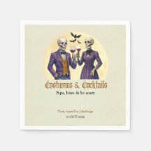 Elegante Skelet Kleding Cocktail Halloween Feest