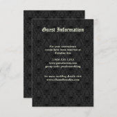 Elegante Skeletons Enclosure Kaart (Voorkant / Achterkant)