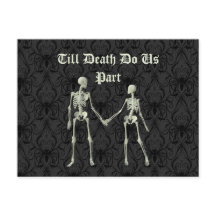 Elegante Skeletons Wedding Save the Date