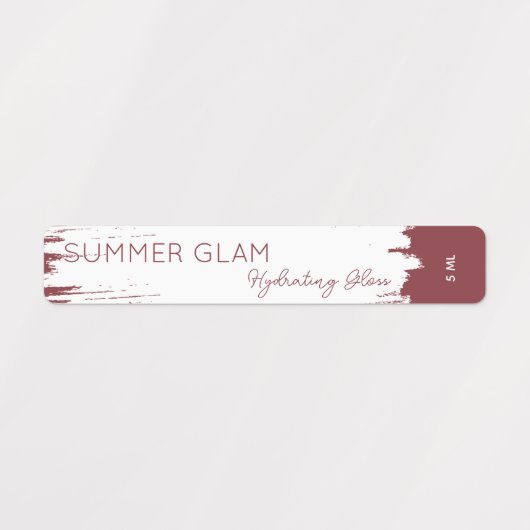Elegante Slag Lip Gloss Cosmetisch Label (Design 1)