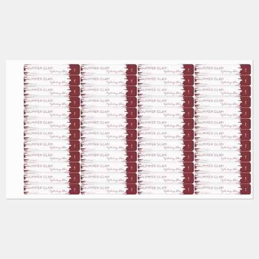 Elegante Slag Lip Gloss Cosmetisch Label (Vel)