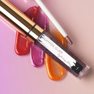 Elegante Slag Lip Gloss Cosmetische Zwart Label