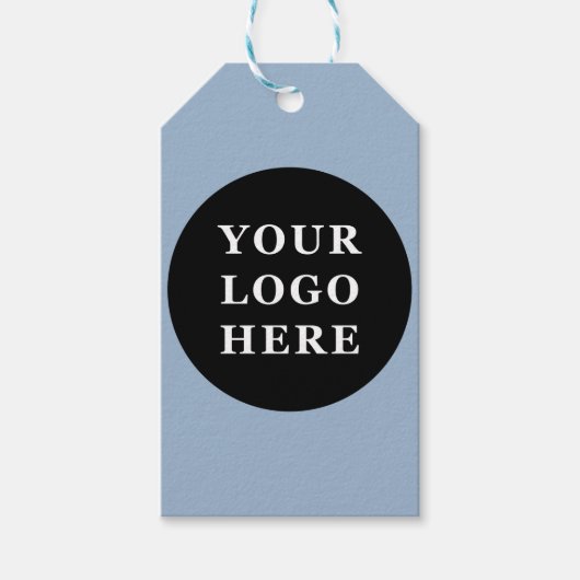 Elegante & Slanke Zwarte QR Code Cadeaulabel (Voorkant)