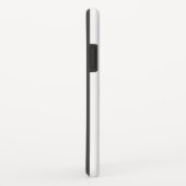 Elegante & Slanke Zwarte QR Code Case-Mate iPhone Case (Achterkant/rechts)