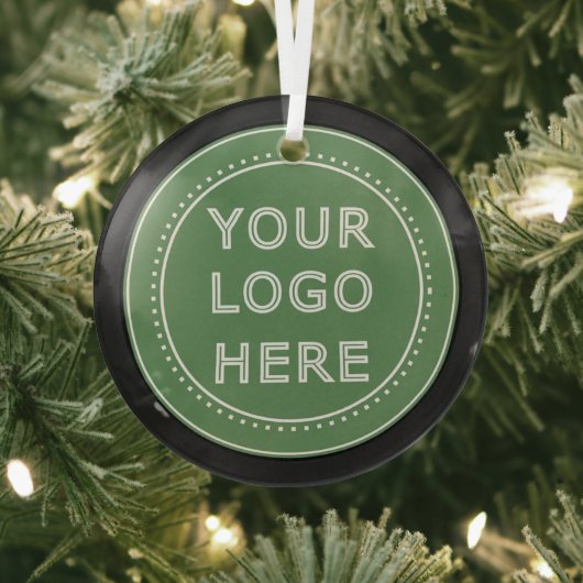 Elegante & Slanke Zwarte QR Code Glas Ornament (Insitu)