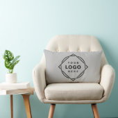 Elegante & Slanke Zwarte QR Code Kussen (Stoel)