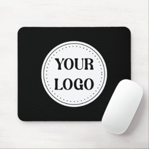 Elegante & Slanke Zwarte QR Code Muismat