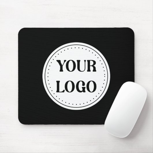 Elegante & Slanke Zwarte QR Code Muismat (Met muis)