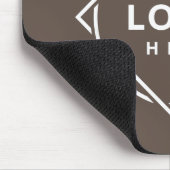 Elegante & Slanke Zwarte QR-code Muismat (Hoek)