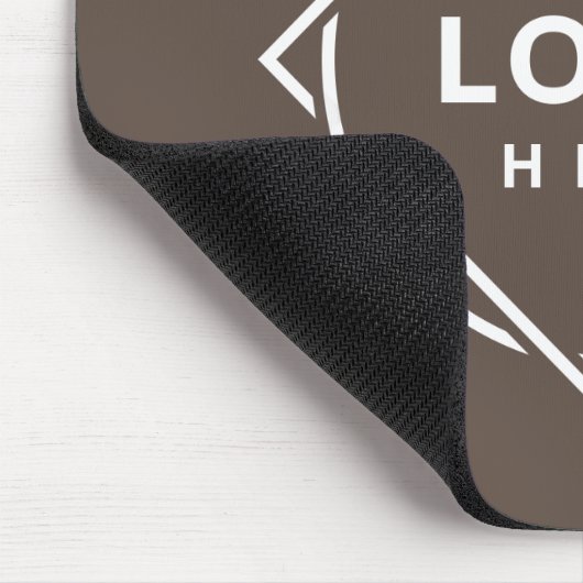 Elegante & Slanke Zwarte QR-code Muismat (Hoek)