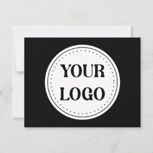 Elegante & Slanke Zwarte QR Code Save The Date