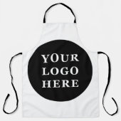 Elegante & Slanke Zwarte QR Code Schort (Voorkant)