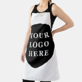 Elegante & Slanke Zwarte QR Code Schort (Insitu)