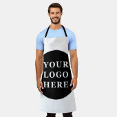 Elegante & Slanke Zwarte QR Code Schort (Gedragen)