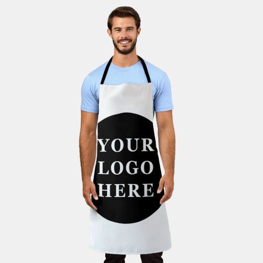 Elegante & Slanke Zwarte QR Code Schort (Gedragen)