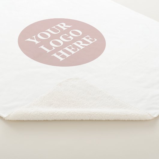 Elegante & Slanke Zwarte QR Code Sherpa Deken (3/4)