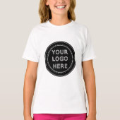 Elegante & Slanke Zwarte QR Code T-shirt (Voorkant)