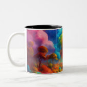 Elegante slokbeker tweekleurige koffiemok (Links)