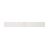 Elegante Smaragd Omlijnd Monogram Bruiloft Uitnodigingen Wikkel (Vlak)