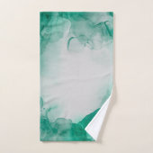 Elegante smaragdgroen bad handdoek (Handdoek)