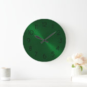 Elegante smaragdgroene glans grote klok (Huis)