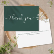Elegante Smaragdgroene Moderne Script