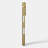 Elegante smeltende gouden glitterglans Case-Mate iPhone case (Achterkant / Rechts)