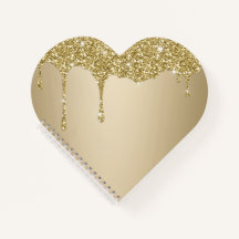 Elegante smeltende gouden glitterglans