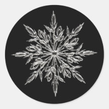 Elegante Sneeuwvlok Ijs Kristal Kerst Envelope Zeg