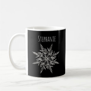 Elegante Sneeuwvlok Ijs Kristal Kerst Koffiemok