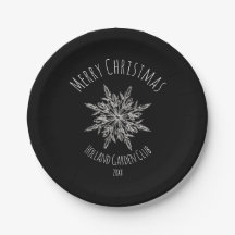 Elegante Sneeuwvlok Ijs Kristal Kerst Papieren Bor