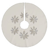 Elegante sneeuwvlok kerstboom rok (Voorkant)