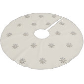 Elegante sneeuwvlok kerstboom rok (Gekanteld)