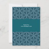 Elegante sneeuwvlok Kerstmis (Achterkant)