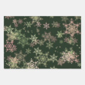 Elegante sneeuwvlok | Kerstvakantie Inpakpapier Vel (Voorkant 3)