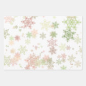Elegante sneeuwvlok | Kerstvakantie Inpakpapier Vel (Voorkant)
