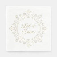 Elegante  sneeuwvlok | Laat het sneeuwen