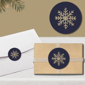 Elegante sneeuwvlok vakantie Sticker