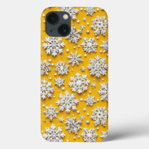 Elegante Sneeuwvlok Winter Esthetisch Ontwerp