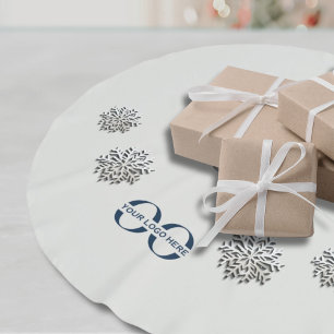 Elegante sneeuwvlokken met aangepaste Logo Kerstboom Rok