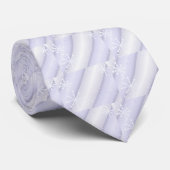 Elegante Sneeuwvlokken Stropdas (Opgerold)