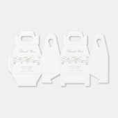 Elegante sneeuwvlokken Winter Baby shower Bedankdoosjes (Uitgevouwen)