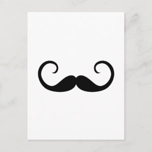 Elegante Snorhaar Briefkaart