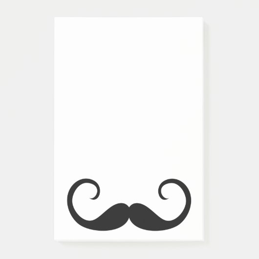 Elegante Snorhaar Post-it® Notes (Voorkant)