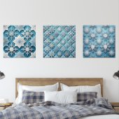 Elegante Snowflake Patroon Art Set (Slaapkamer)