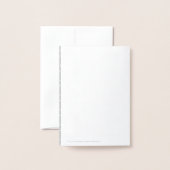 Elegante Snowflakes Wedding Winter Menu (Met envelop)